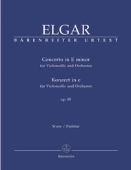Concerto in E Minor Op. 85 Study Scores sheet music cover Thumbnail